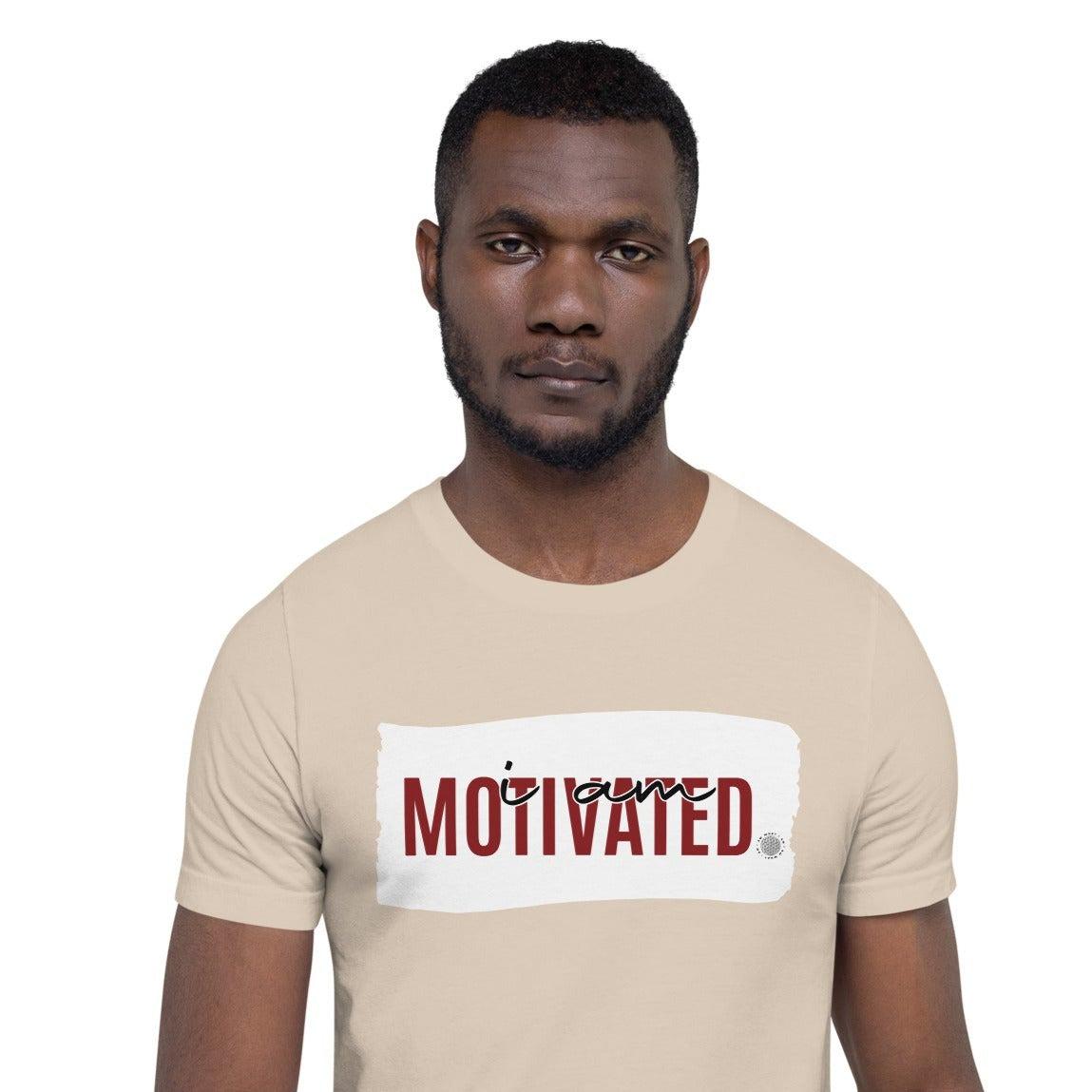 I Am Motivated Adult Unisex T-Shirt tan