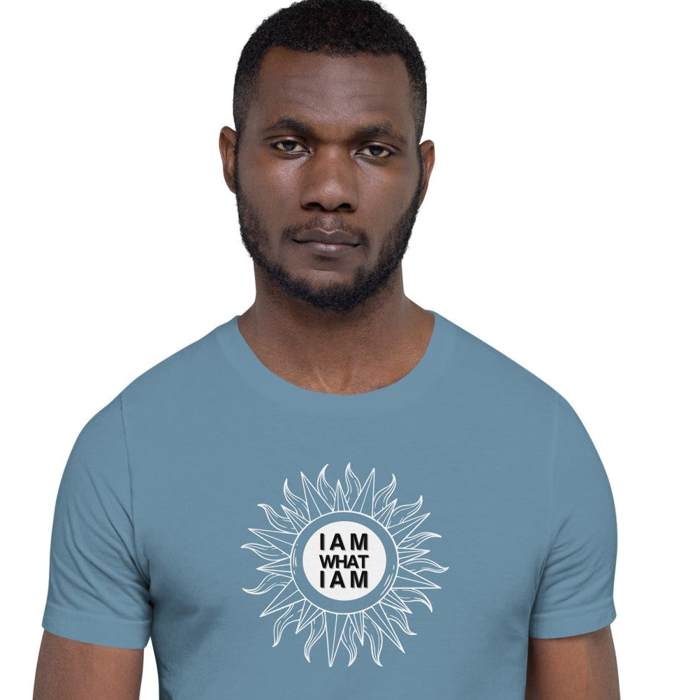 logo unisex t-shirt steel blue