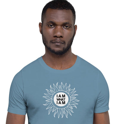 logo unisex t-shirt steel blue