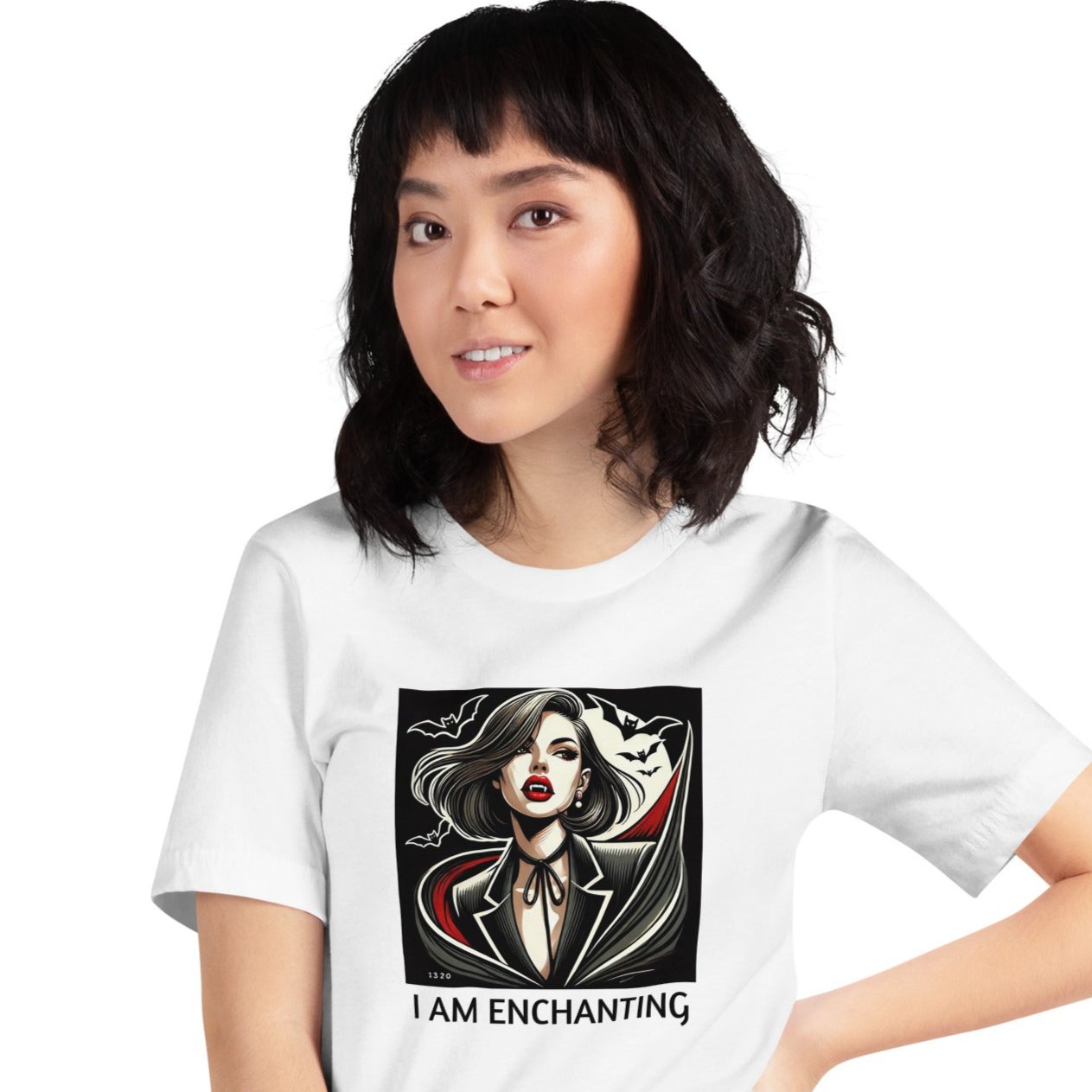 I Am Enchanting white adult t-shirt