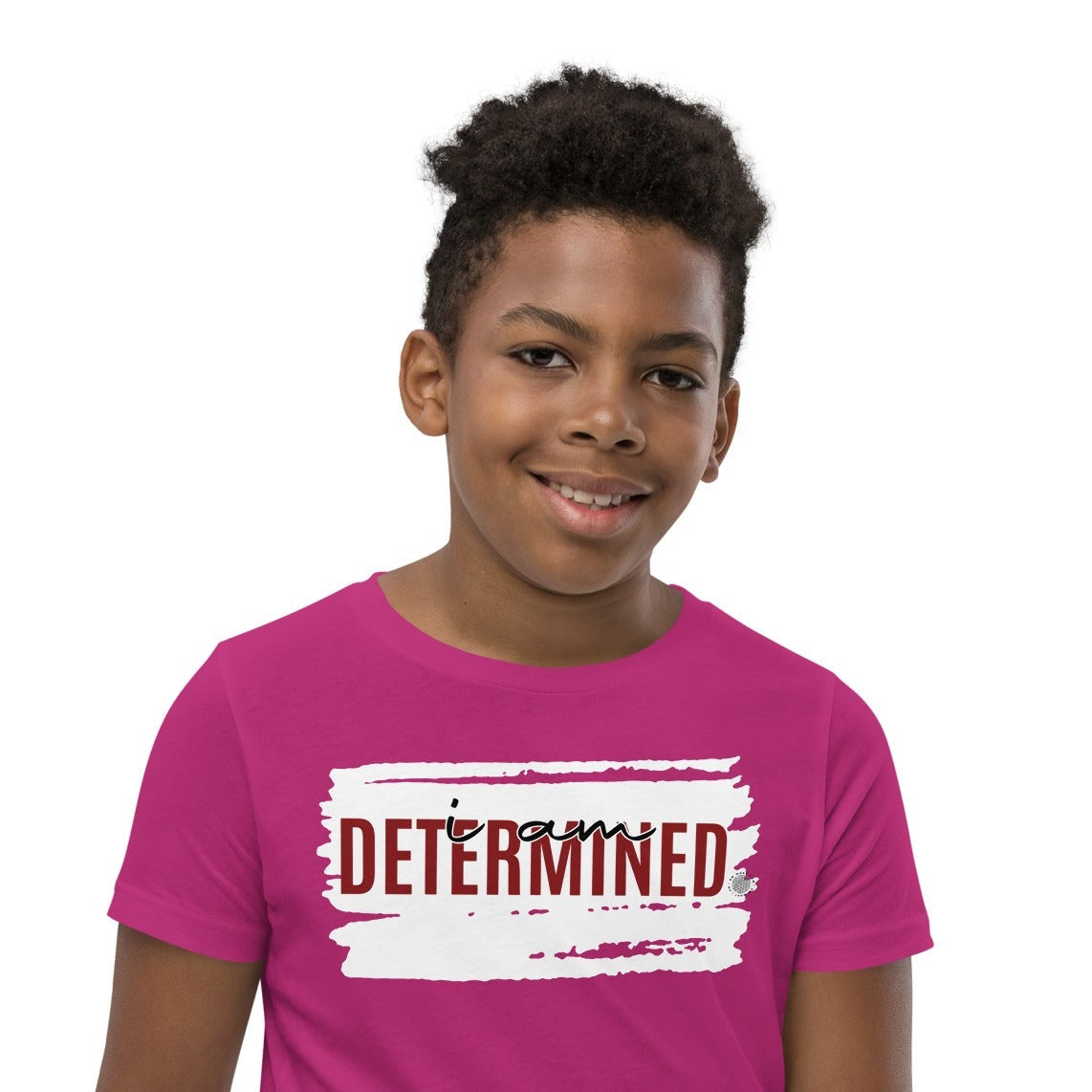 Our ‘I Am Determined’ affirmation youth t-shirt describes your son or daughter who is set on creating the best erupting volcano science project ever. Your child has no limits. Positive thinking can build their confidence.