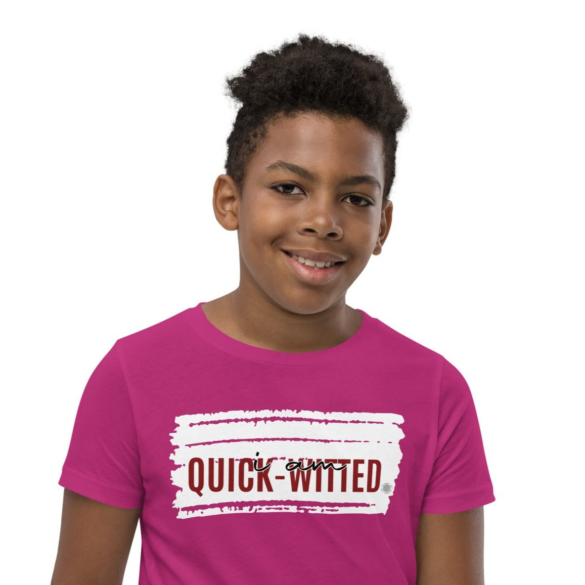 I Am Quick-witted Youth T-Shirt berry