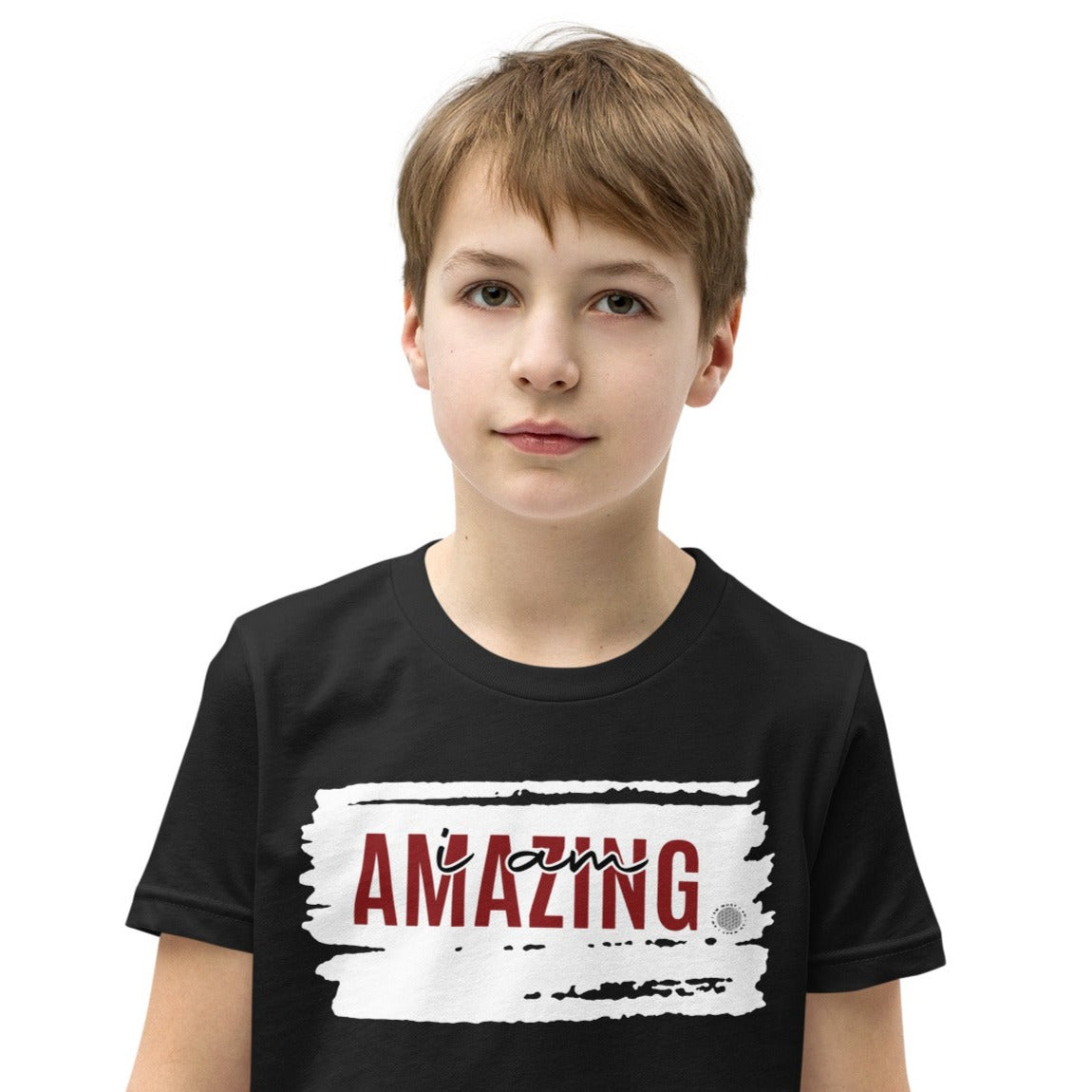 Our ‘I Am Amazing’ affirmation youth t-shirt is perfect for your son or daughter. Your child is sure to do some breathtaking feats.