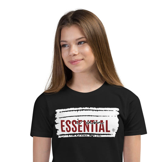 Our ‘I Am Essential’ affirmation youth t-shirt describes how important your son or daughter will be to your family and to the world. Your child is destined to do great things. Positive quotes can build their confidence.