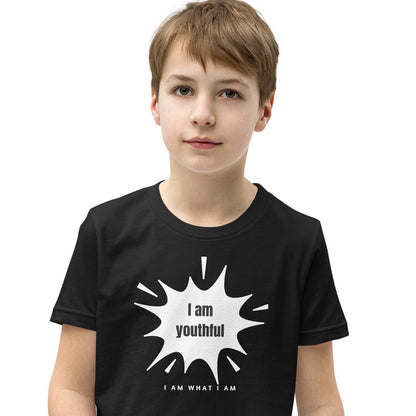 i am youthful youth tee black