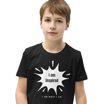 inspired youth-staple-tee-black