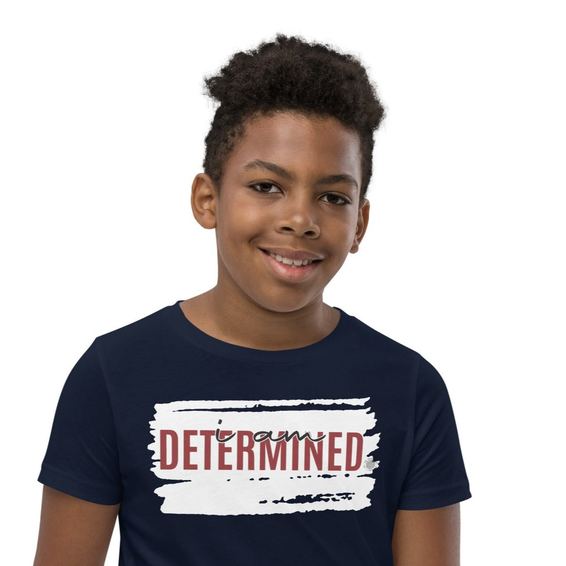 Our ‘I Am Determined’ affirmation youth t-shirt describes your son or daughter who is set on creating the best erupting volcano science project ever. Your child has no limits. Positive thinking can build their confidence.