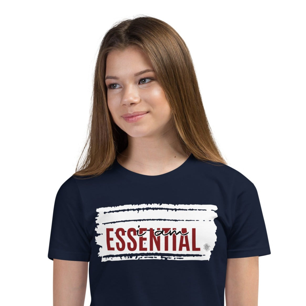 Our ‘I Am Essential’ affirmation youth t-shirt describes how important your son or daughter will be to your family and to the world. Your child is destined to do great things. Positive quotes can build their confidence.