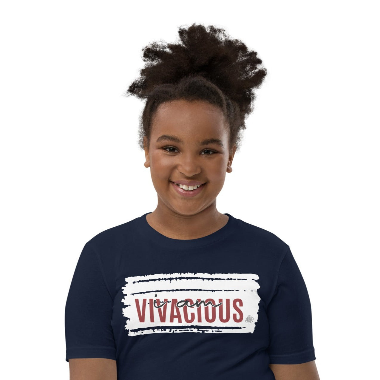 I Am Vivacious Youth T-Shirt navy