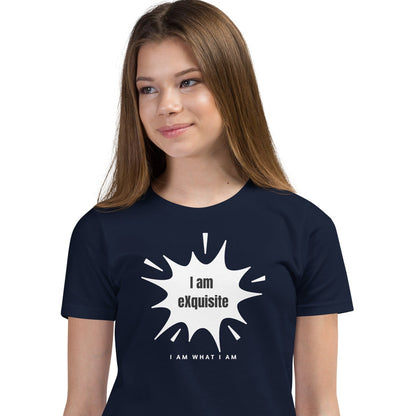 i am exquisite youth tee navy
