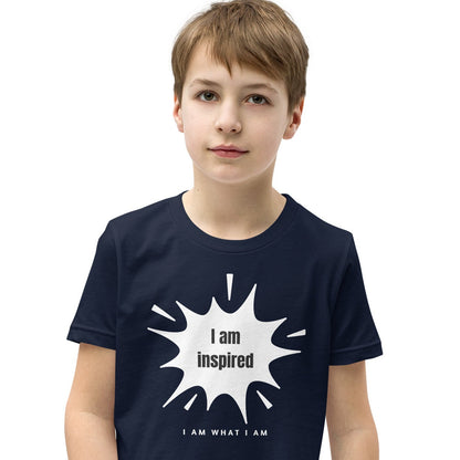 inspired youth-staple-tee-navy