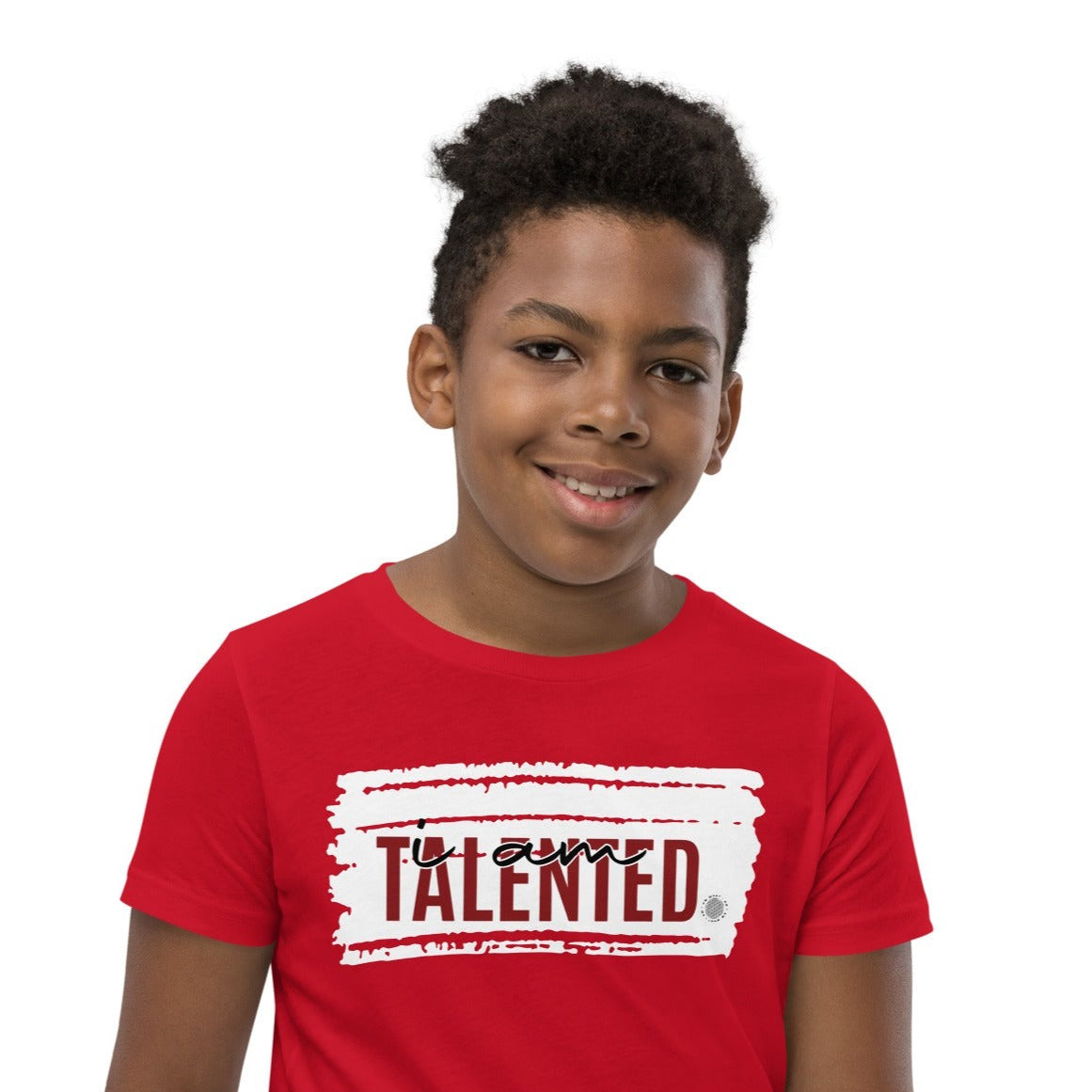 I Am Talented Youth T-Shirt red