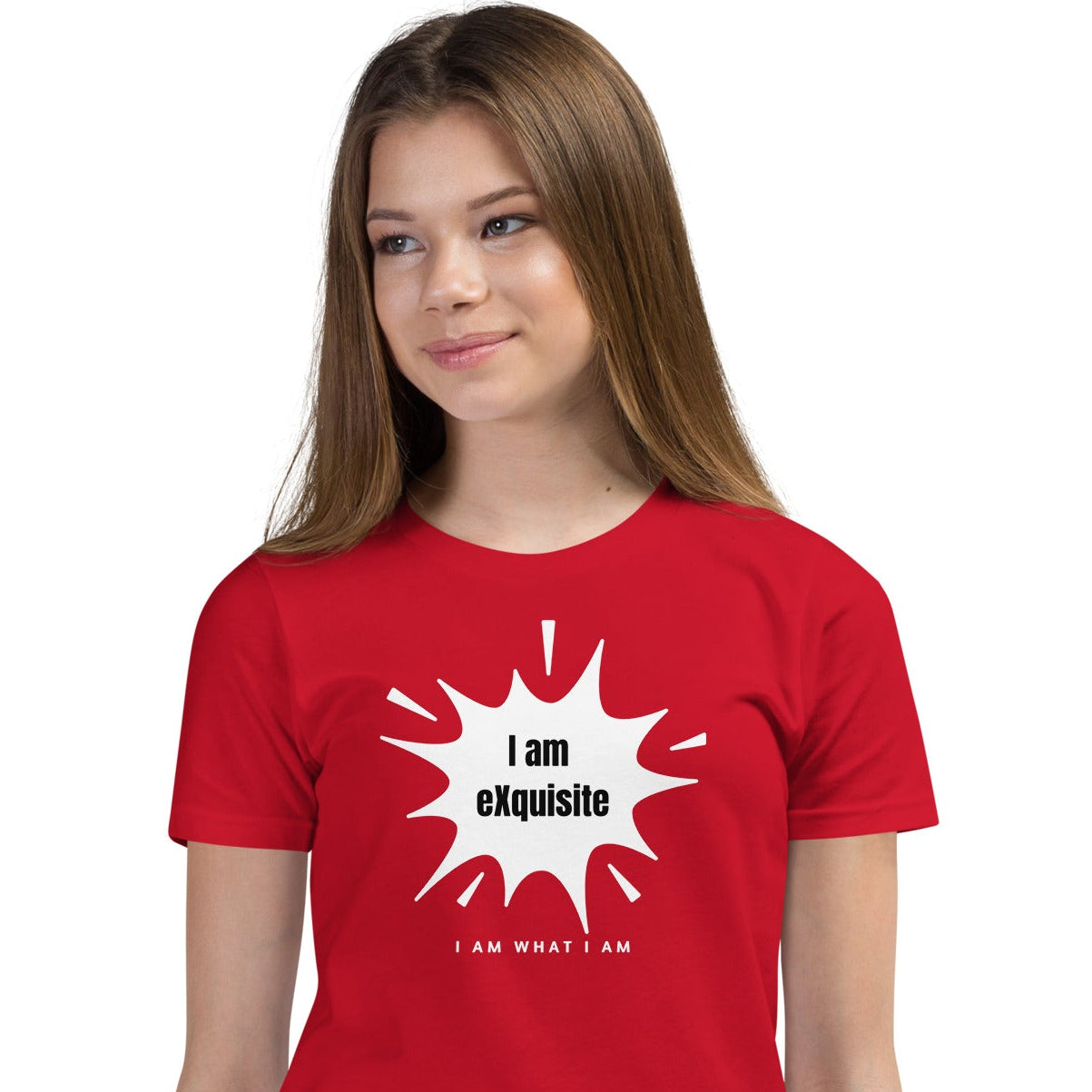 i am exquisite youth tee red