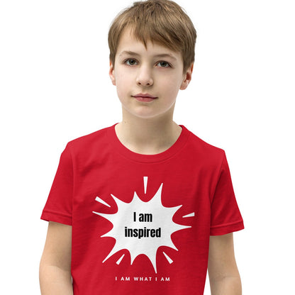 inspired youth-staple-tee-red